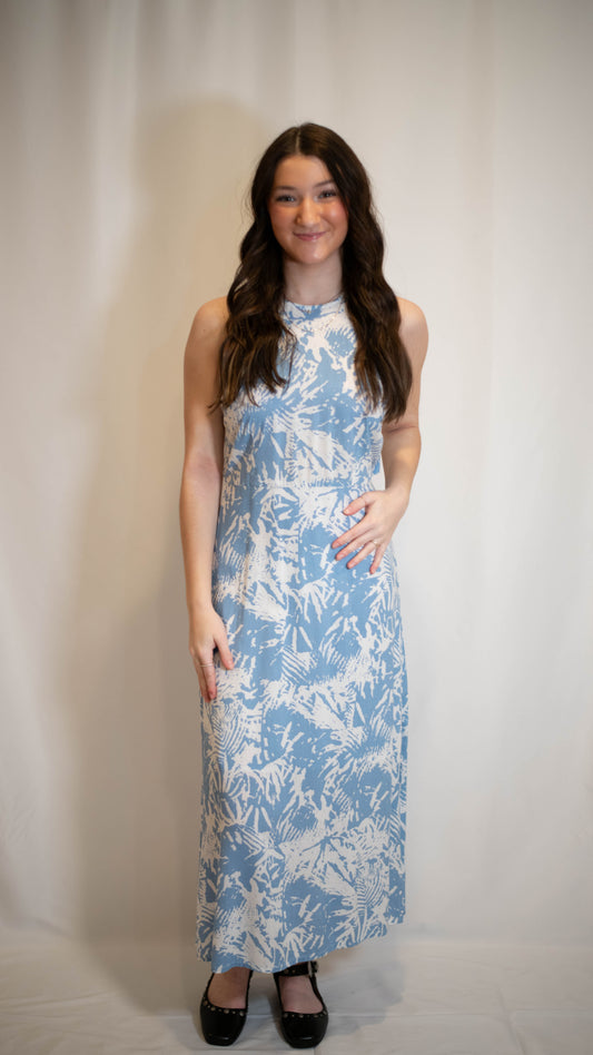 Halter Neck Midi Dress